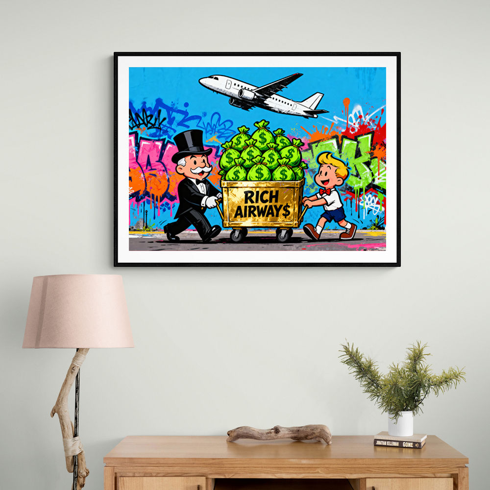 Rich Airways 2 Wall Art