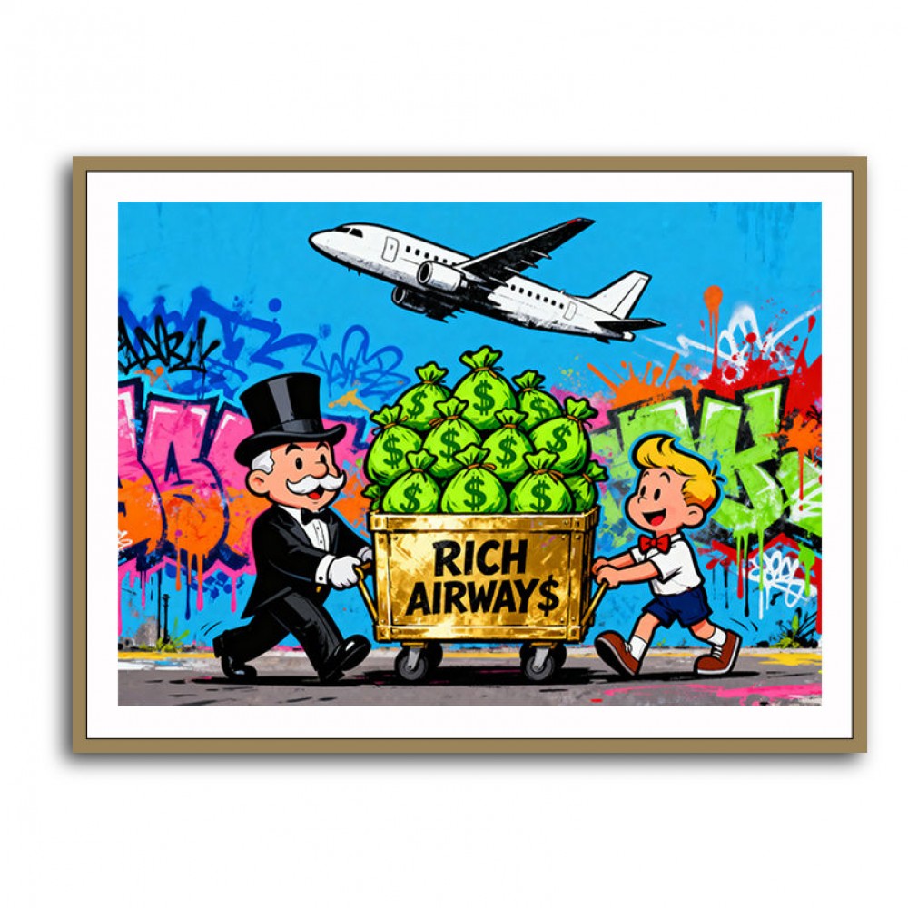 Rich Airways 2 Wall Art