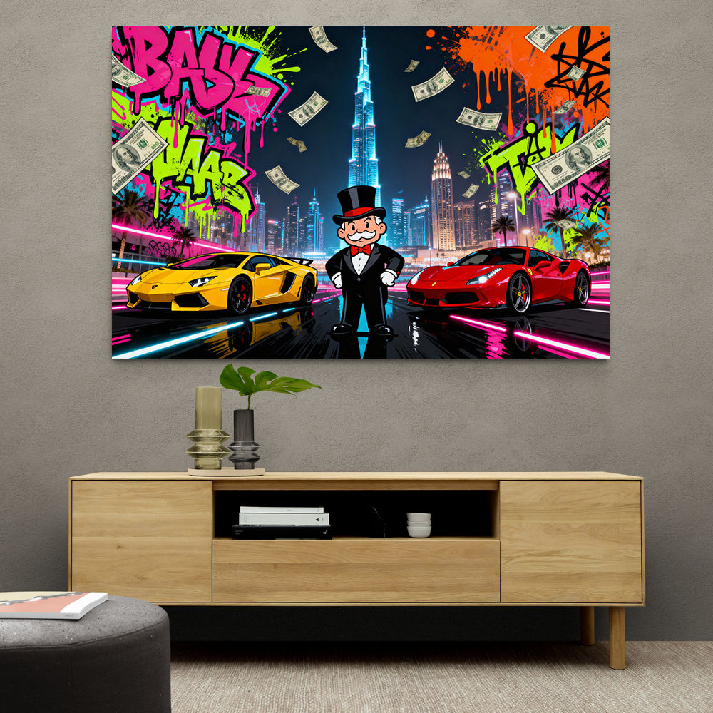 Rich City Nights Wall Art