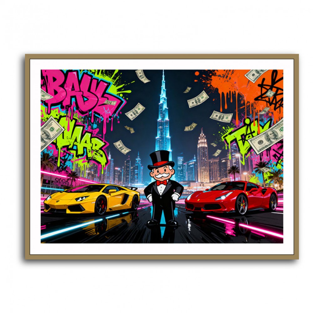 Rich City Nights Wall Art