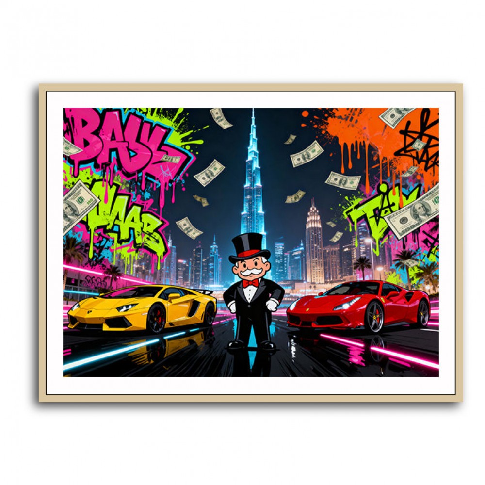 Rich City Nights Wall Art