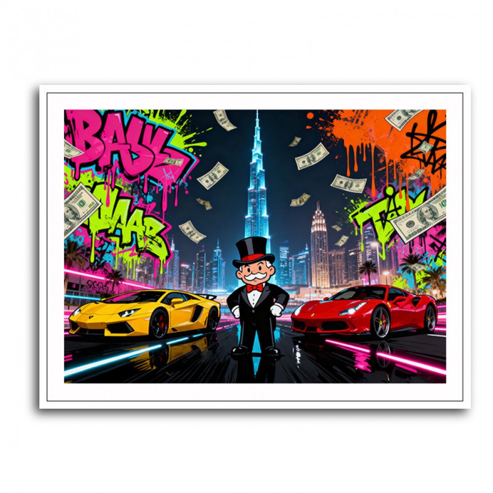 Rich City Nights Wall Art