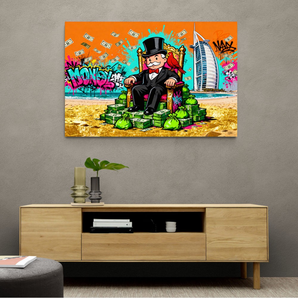 The Sultan of Stacks Wall Art