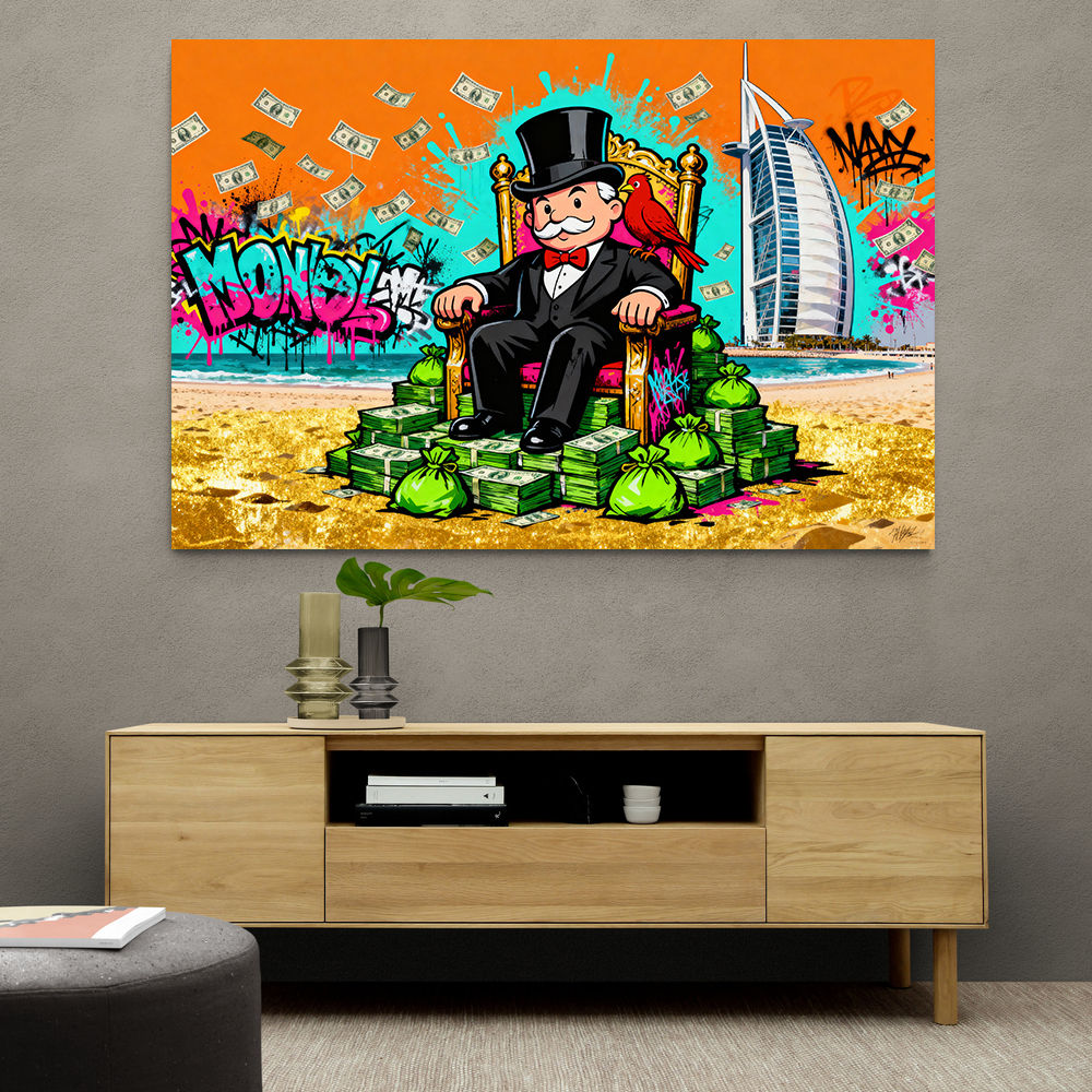 The Sultan of Stacks Wall Art
