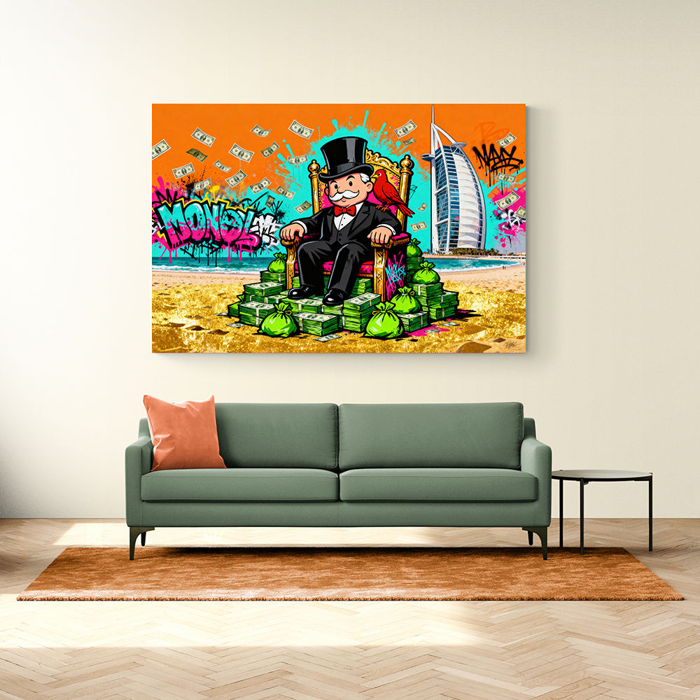 The Sultan of Stacks Wall Art