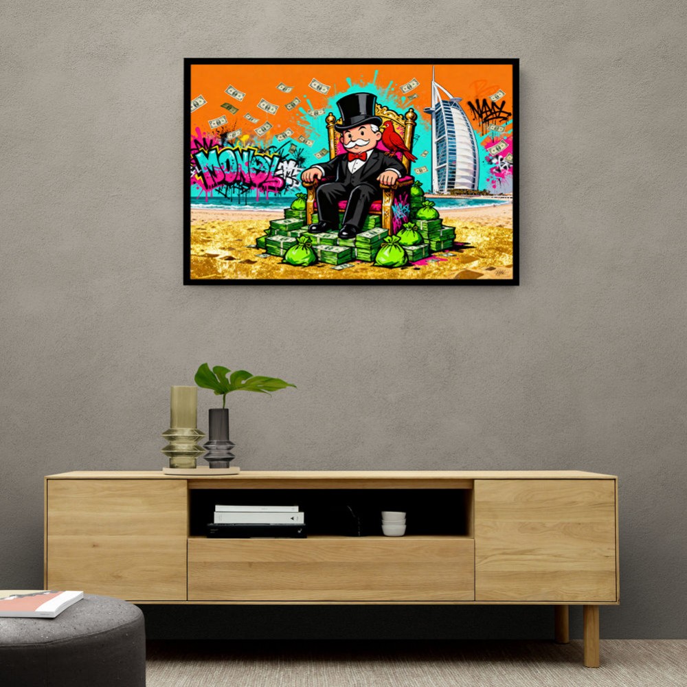 The Sultan of Stacks Wall Art