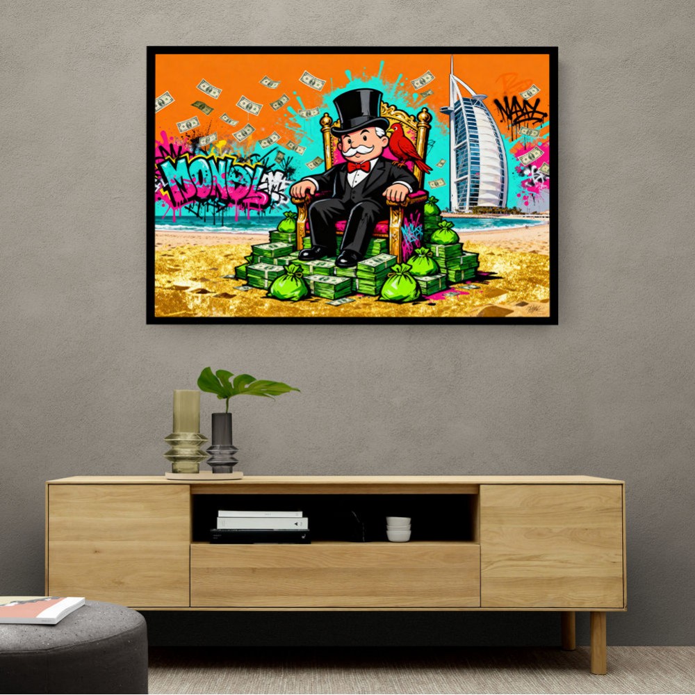 The Sultan of Stacks Wall Art