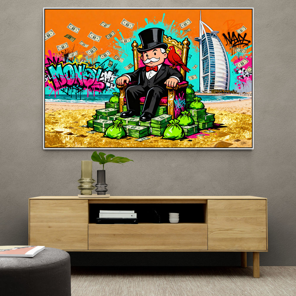 The Sultan of Stacks Wall Art