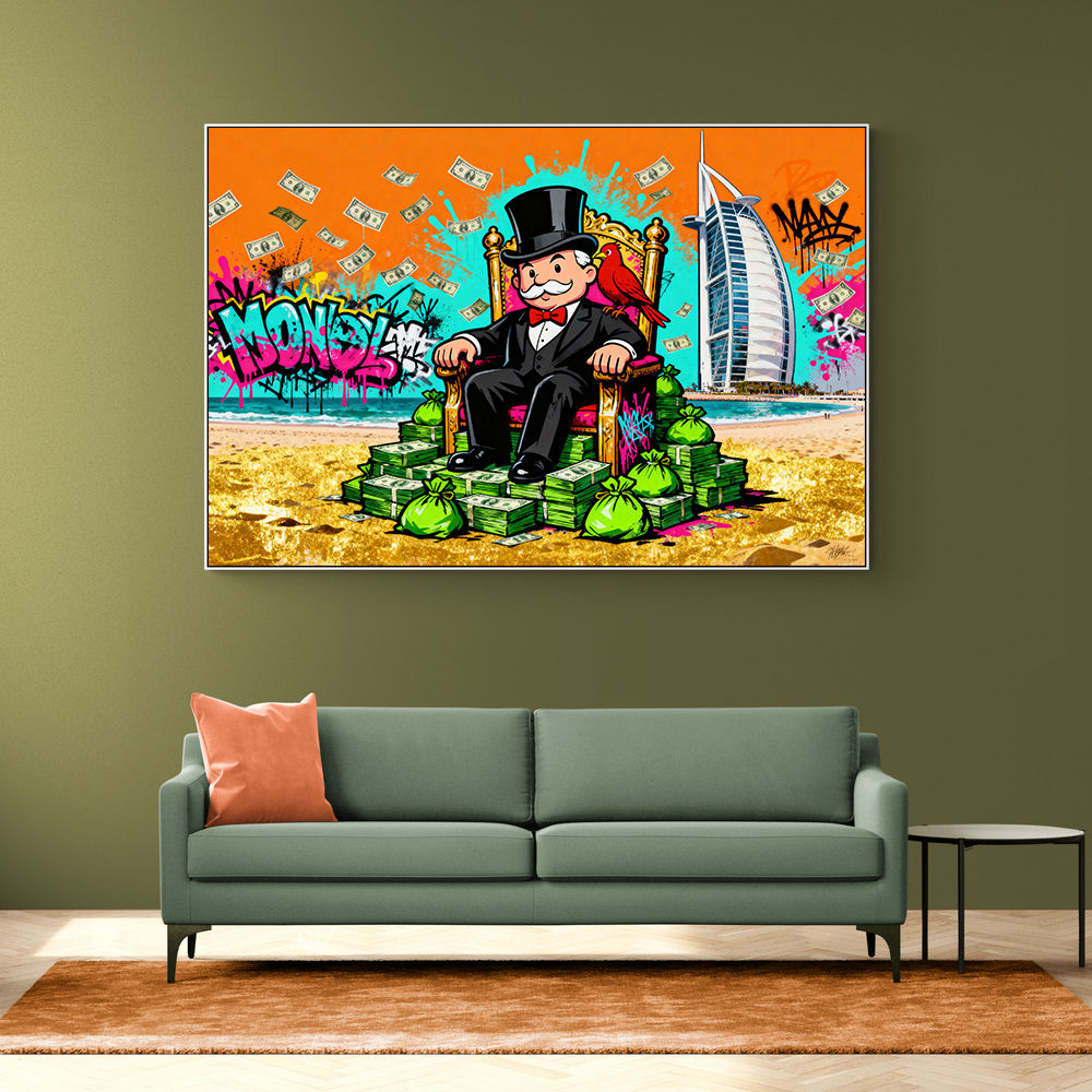 The Sultan of Stacks Wall Art