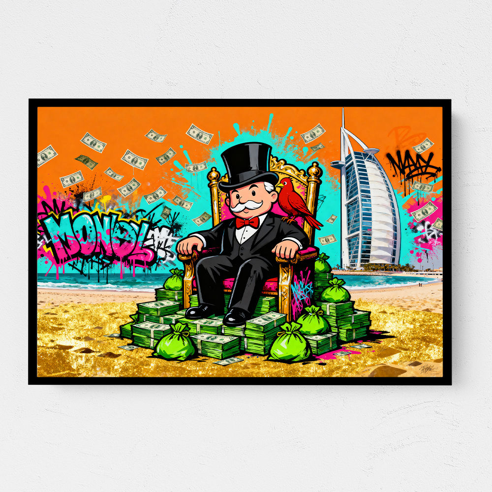 The Sultan of Stacks Wall Art