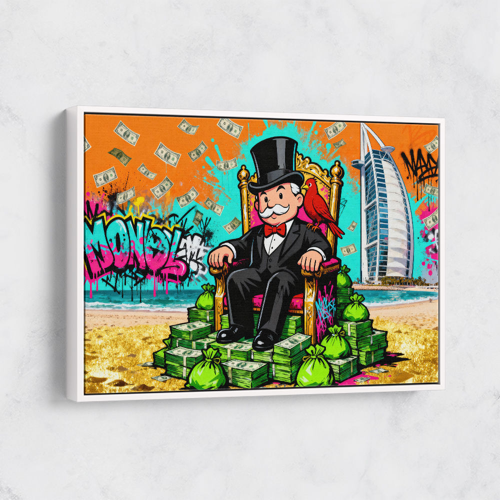 The Sultan of Stacks Wall Art