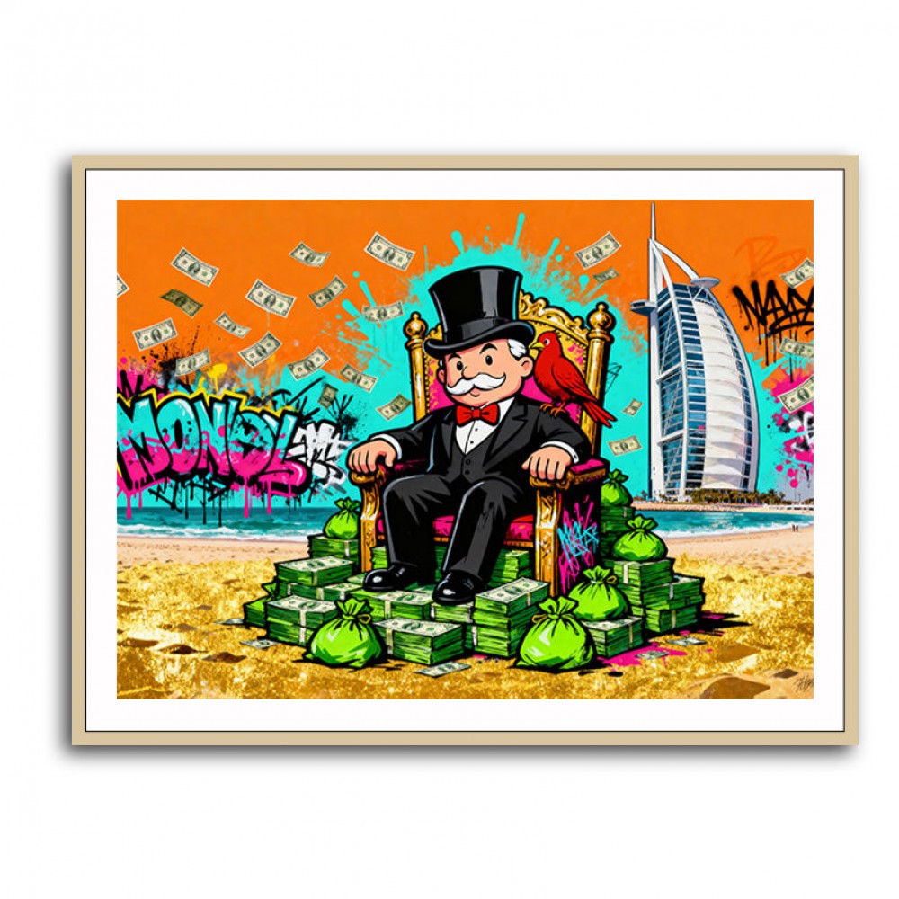 The Sultan of Stacks Wall Art