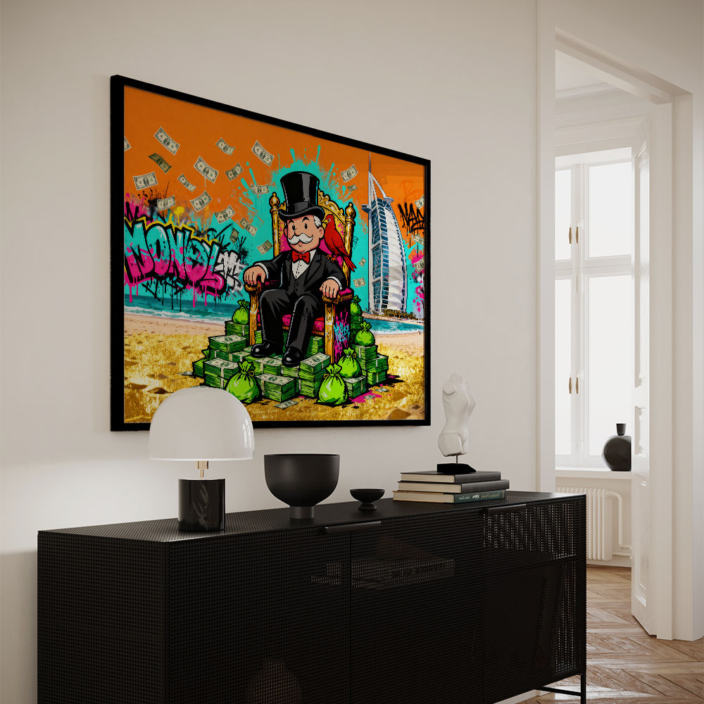 The Sultan of Stacks Wall Art