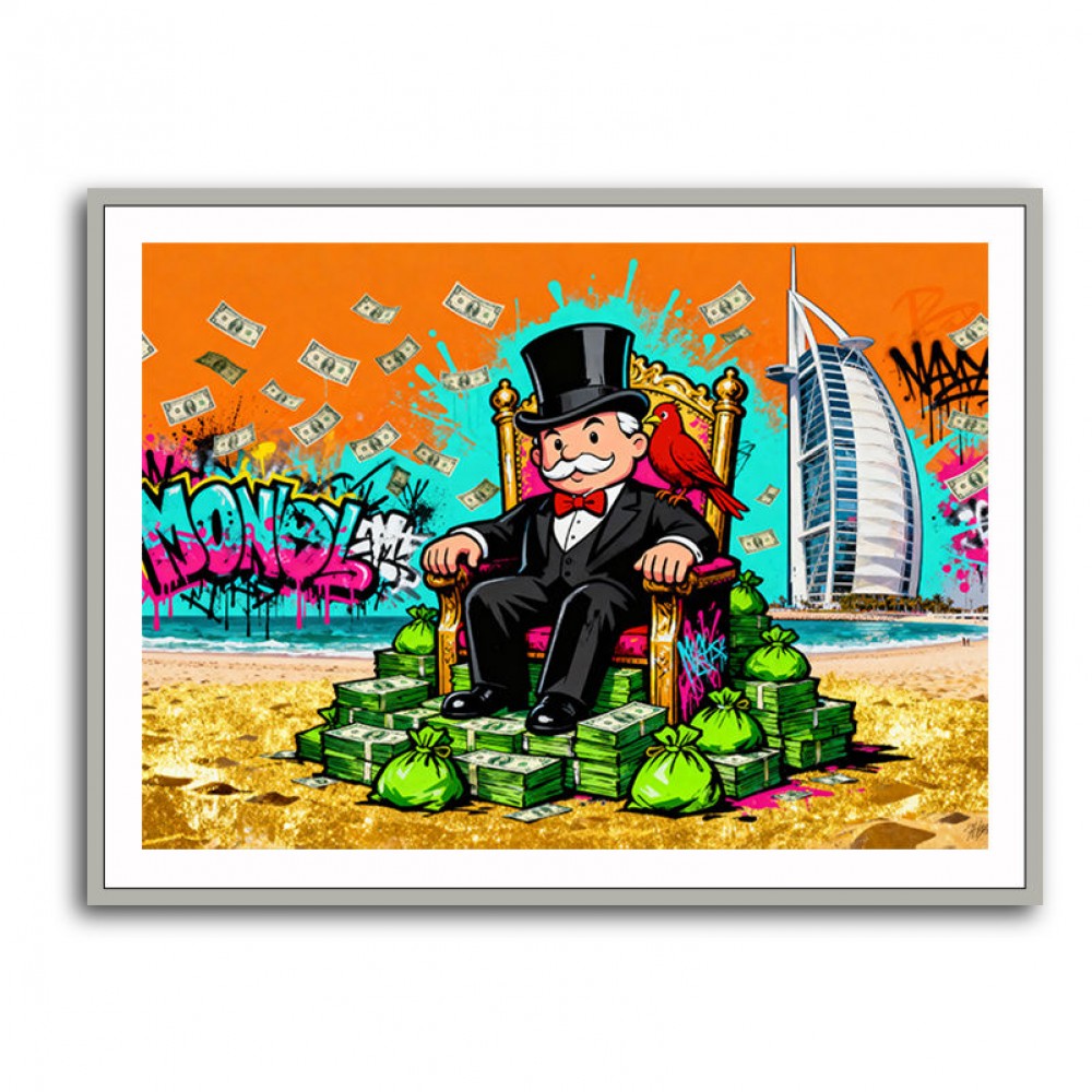 The Sultan of Stacks Wall Art