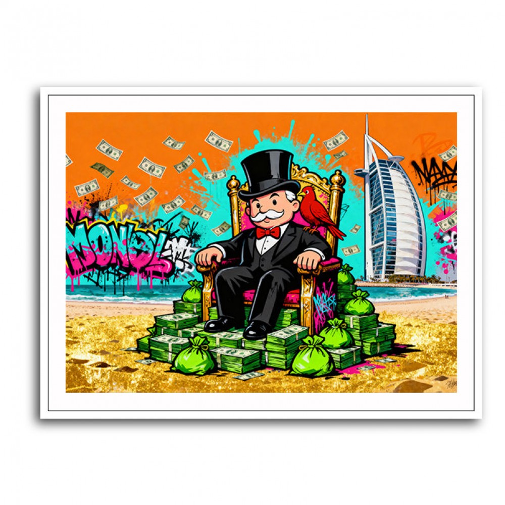 The Sultan of Stacks Wall Art