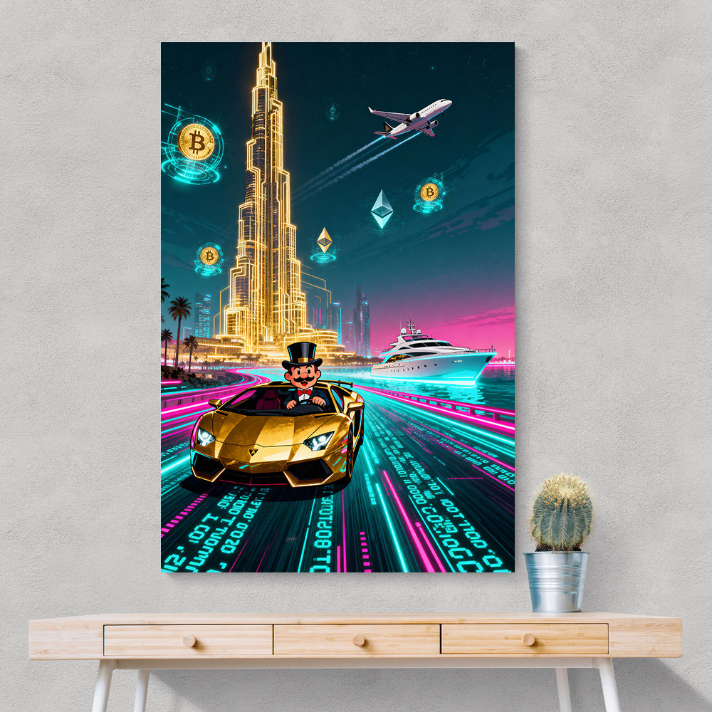 Golden Blockchain Drive