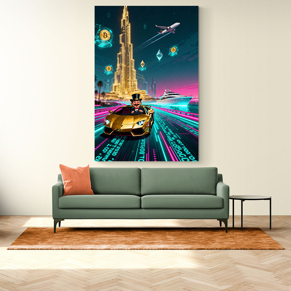 Golden Blockchain Drive