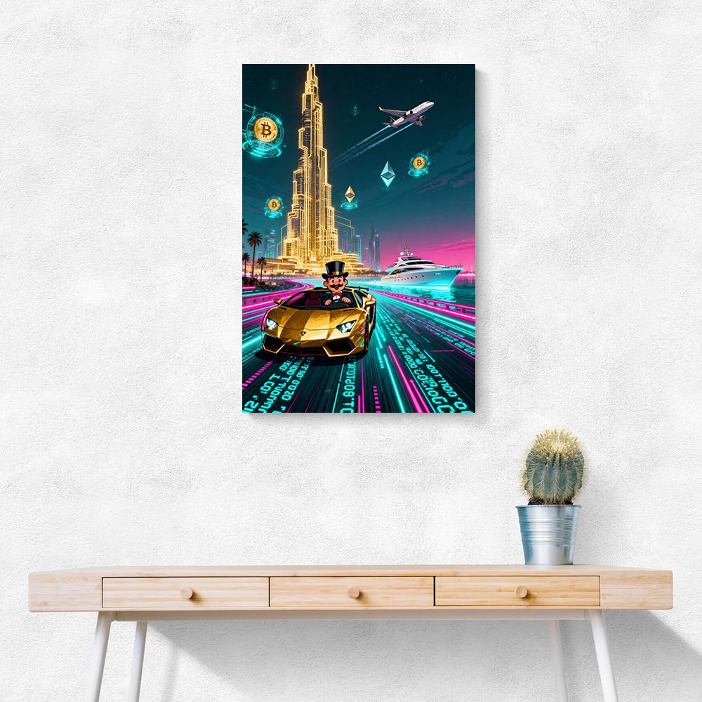 Golden Blockchain Drive