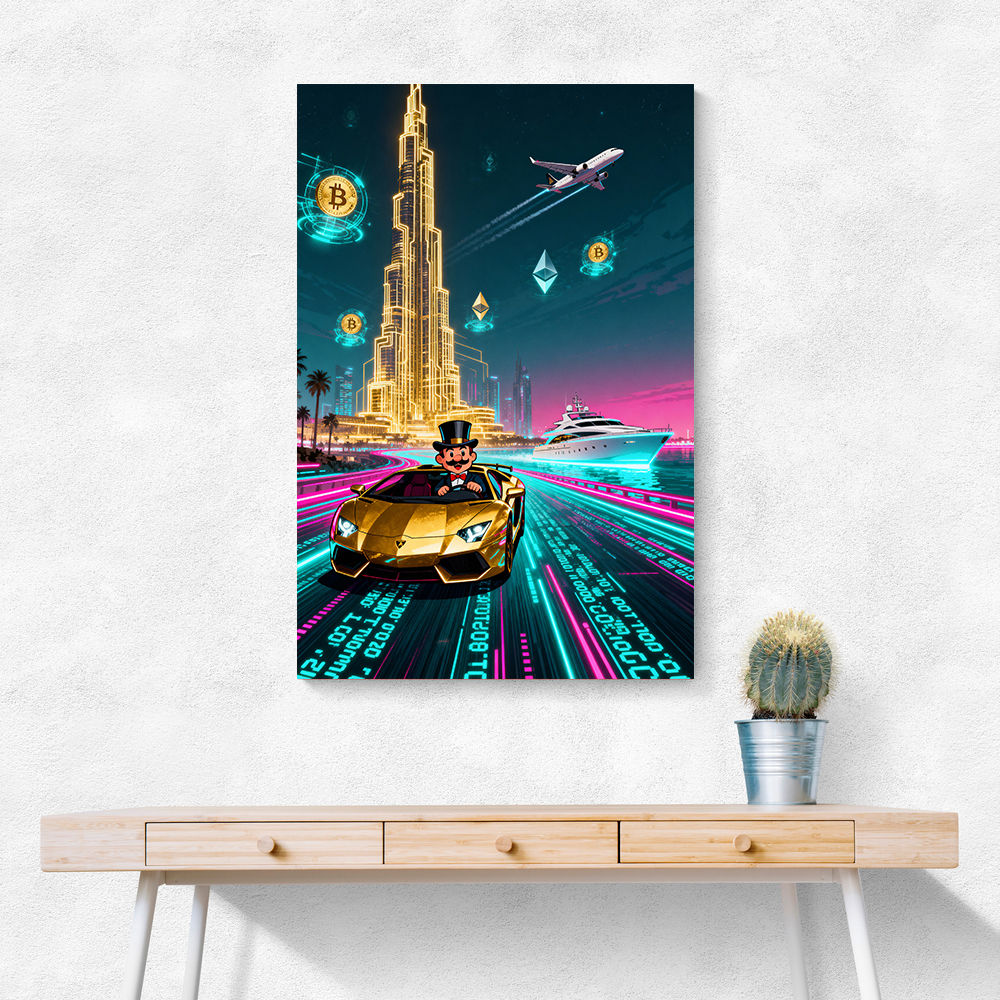 Golden Blockchain Drive