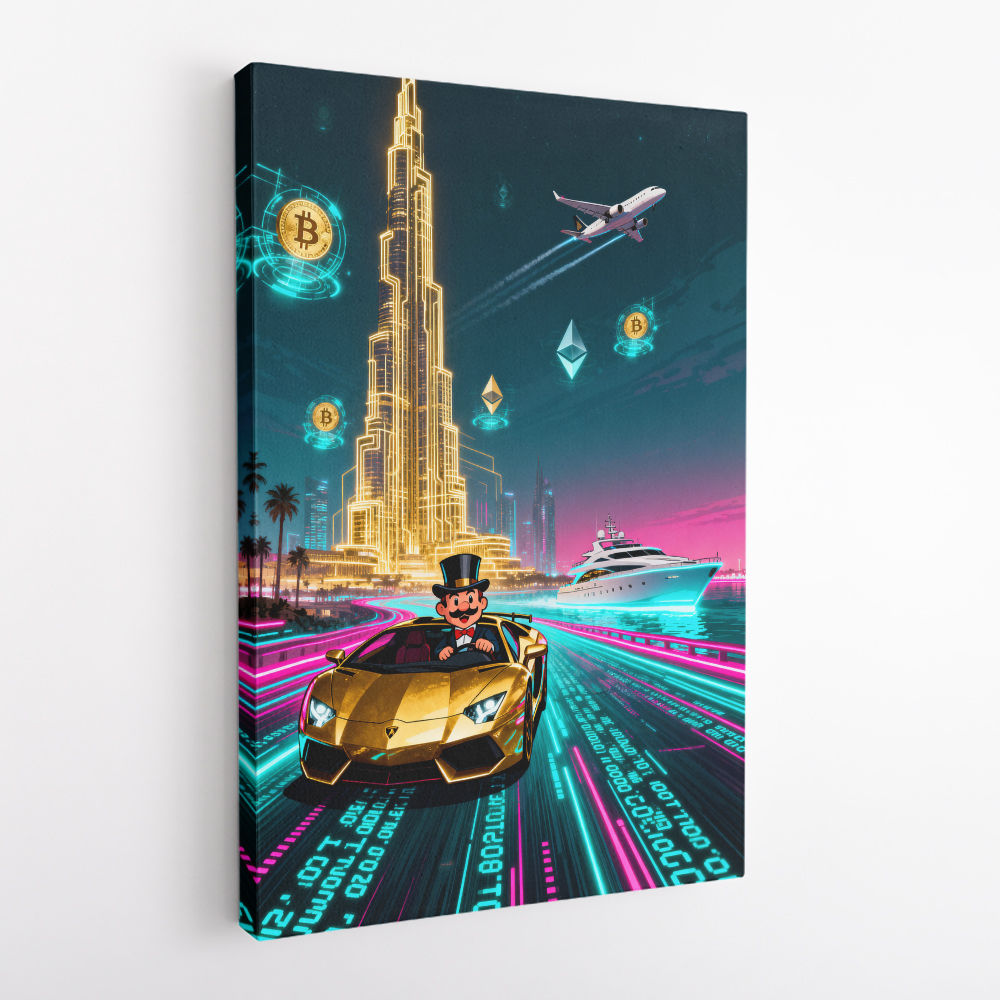 Golden Blockchain Drive