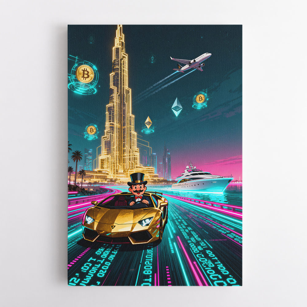 Golden Blockchain Drive