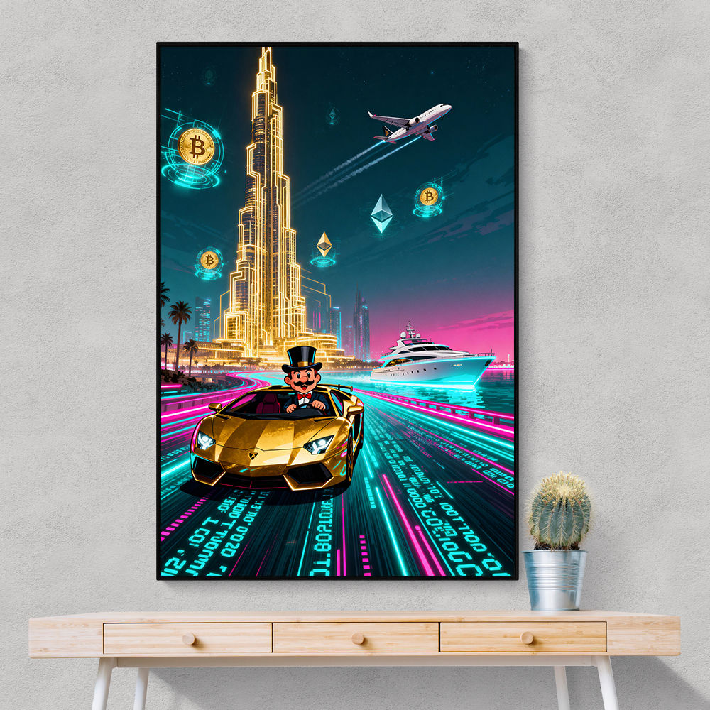 Golden Blockchain Drive