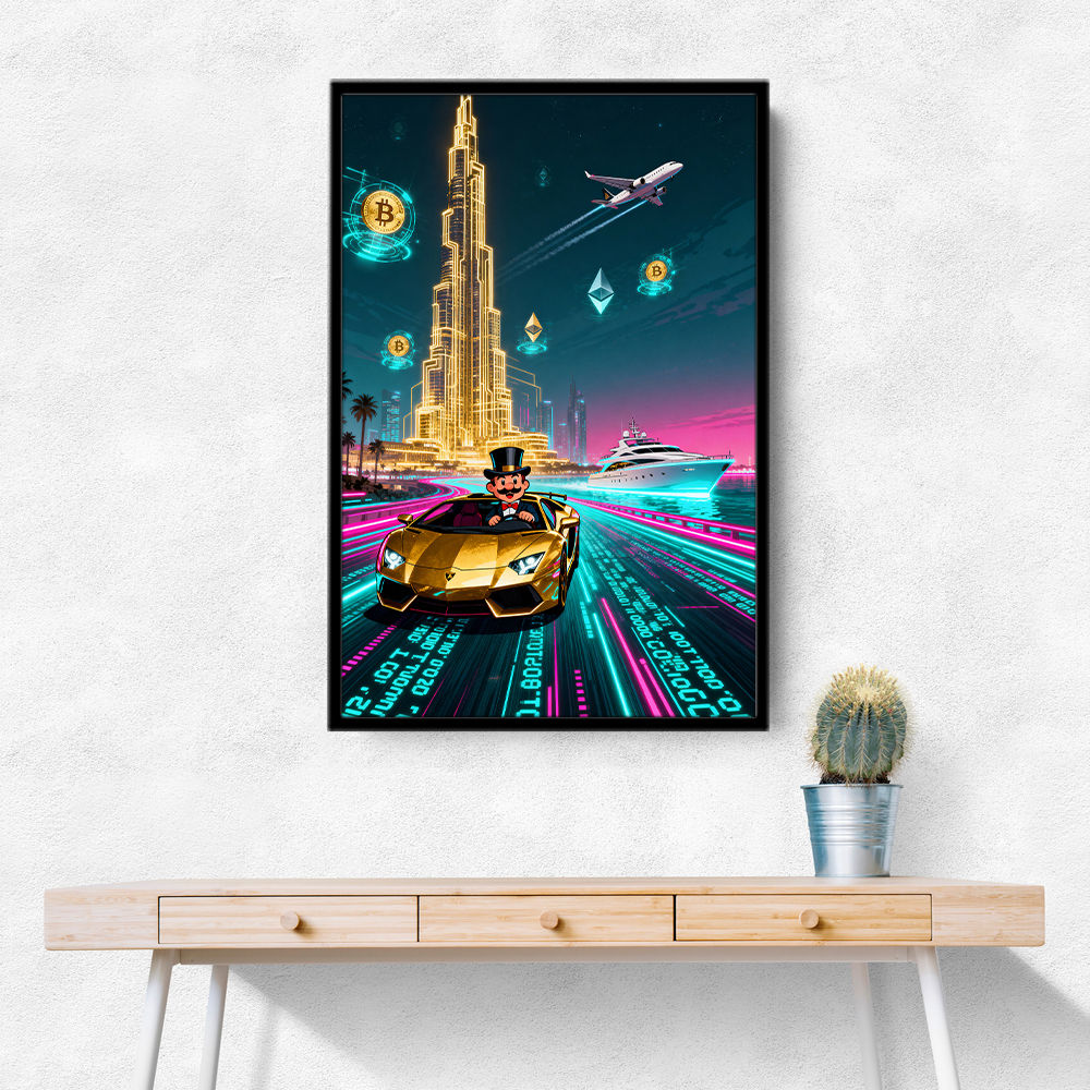 Golden Blockchain Drive