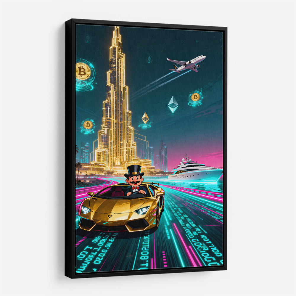 Golden Blockchain Drive