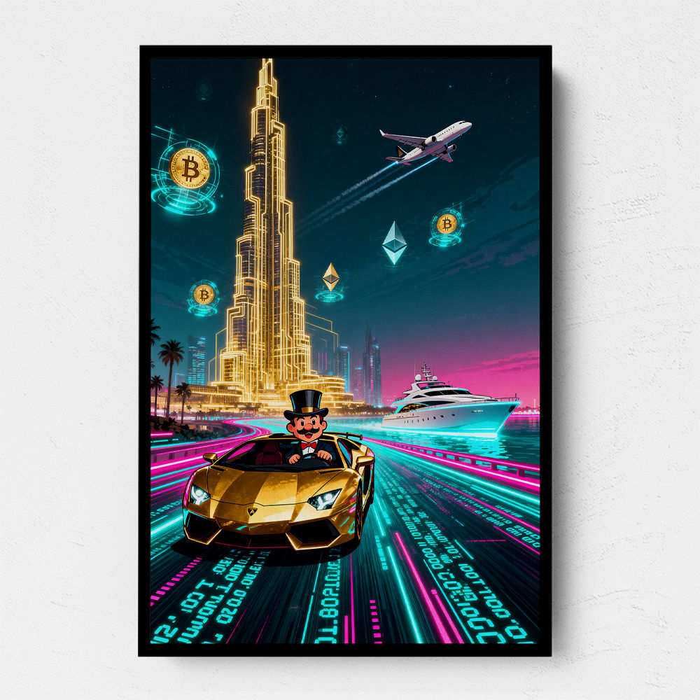 Golden Blockchain Drive