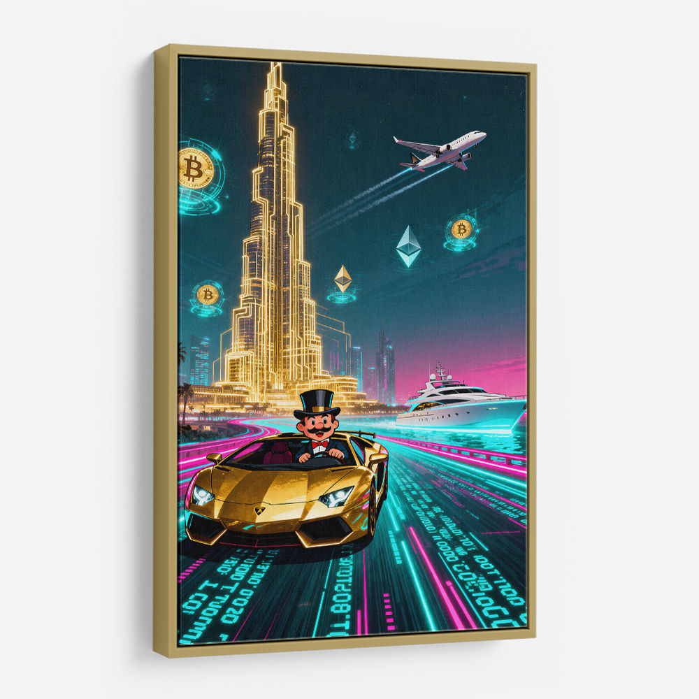 Golden Blockchain Drive