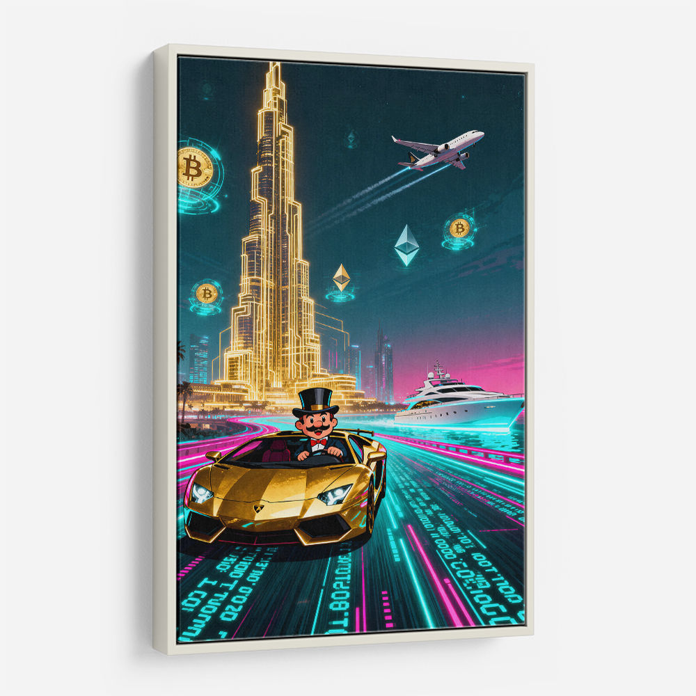 Golden Blockchain Drive