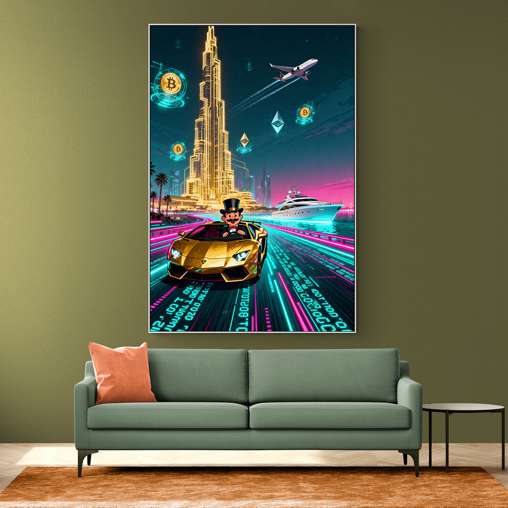 Golden Blockchain Drive