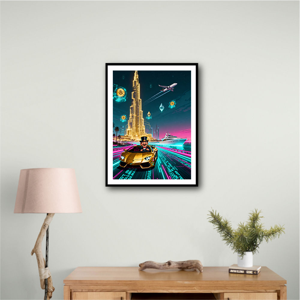 Golden Blockchain Drive