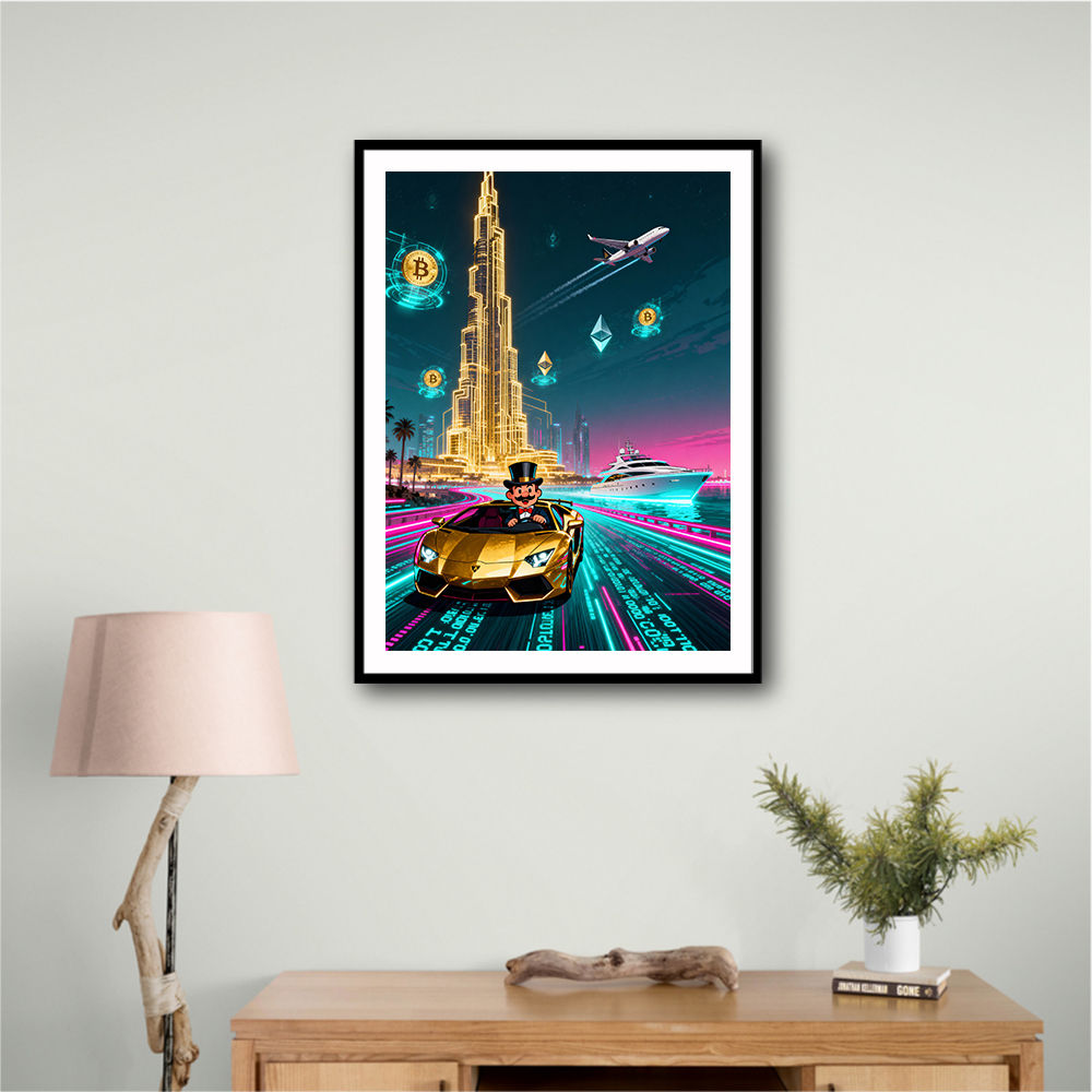 Golden Blockchain Drive