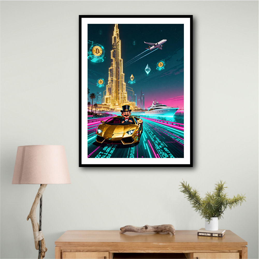 Golden Blockchain Drive