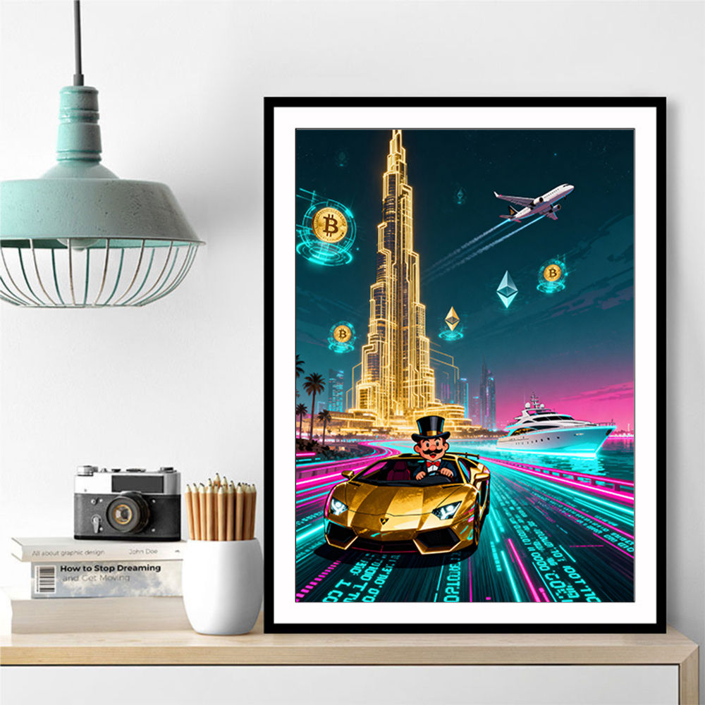 Golden Blockchain Drive