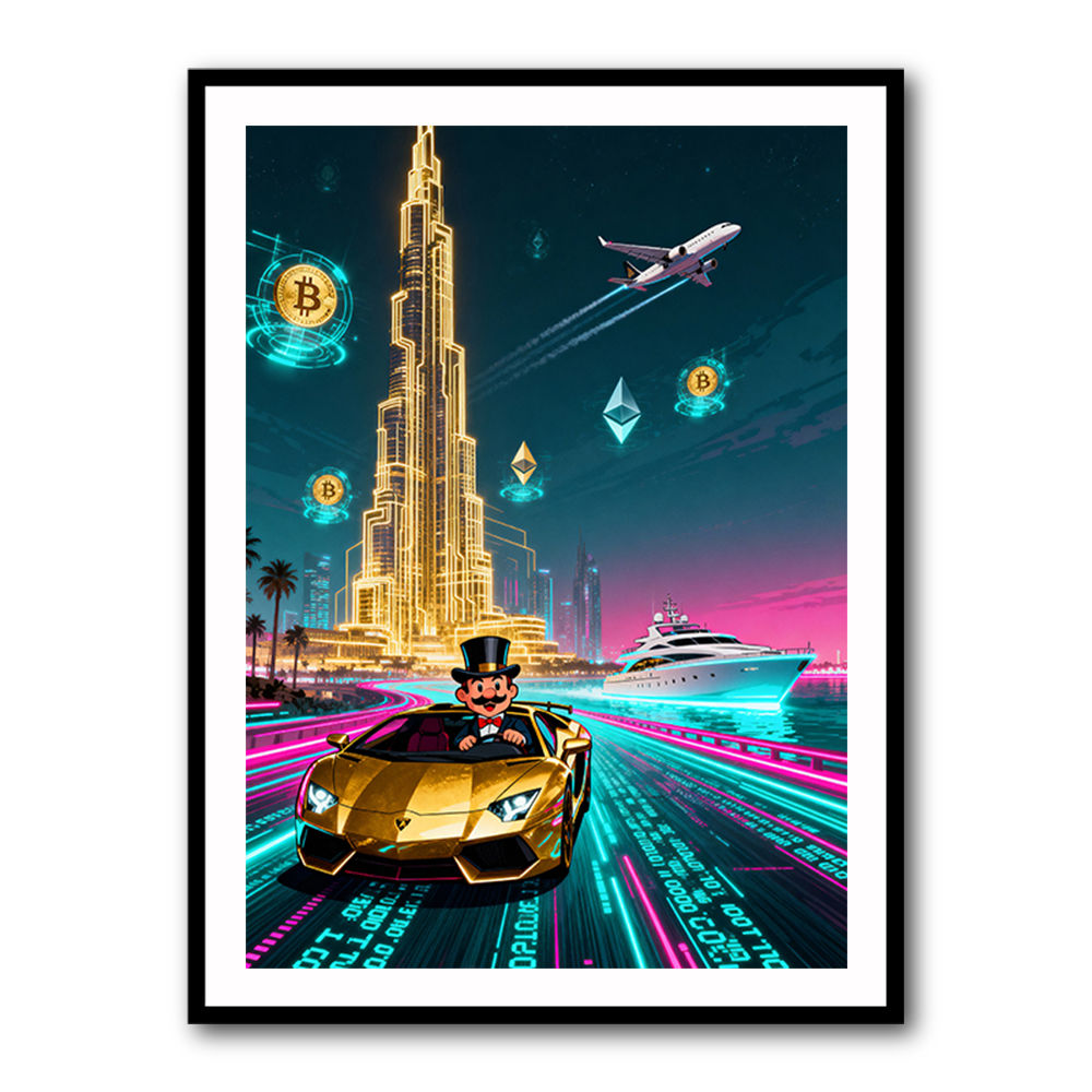 Golden Blockchain Drive