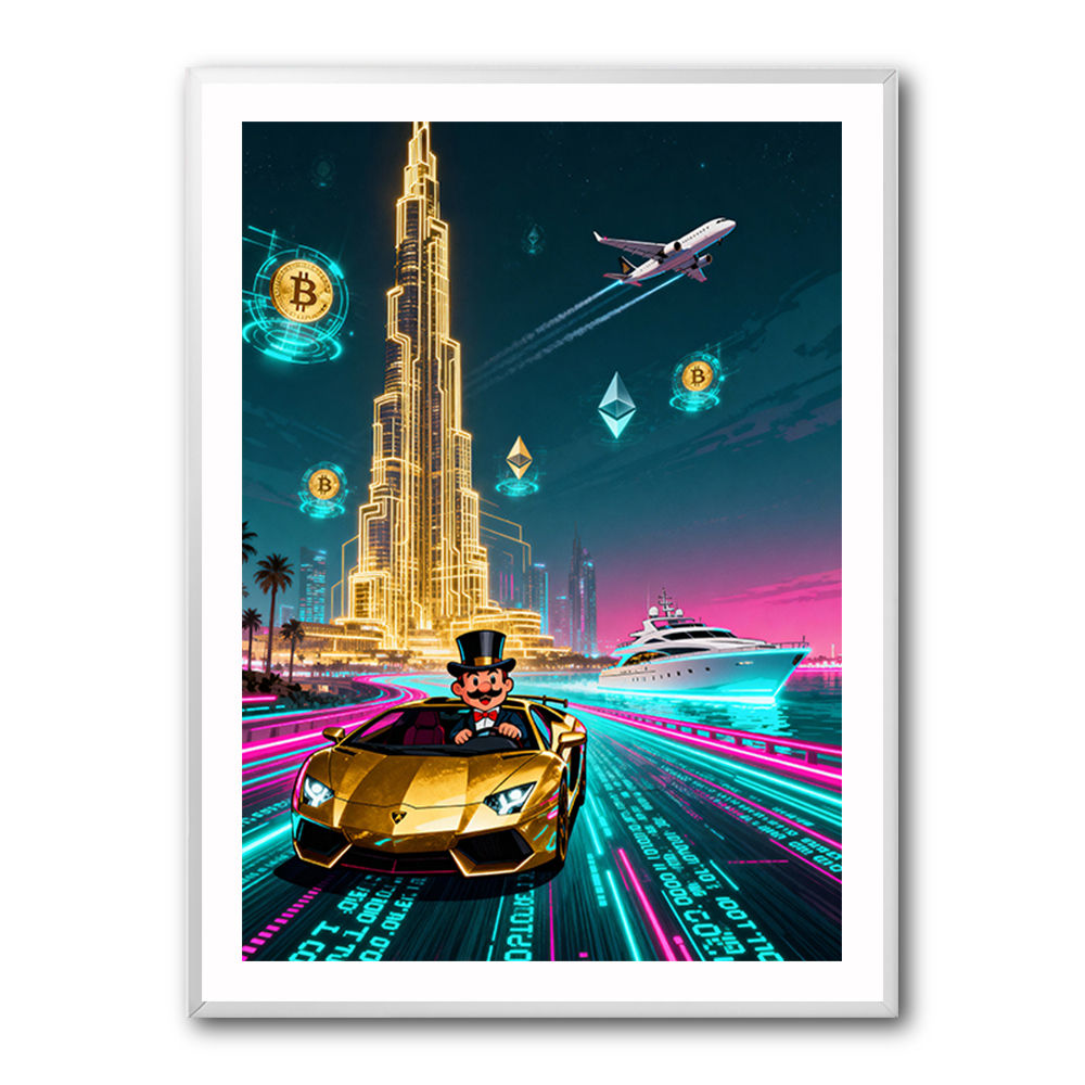 Golden Blockchain Drive