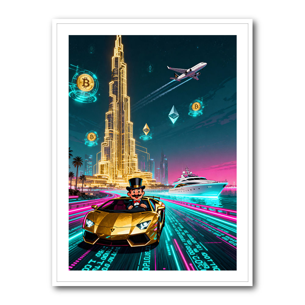 Golden Blockchain Drive