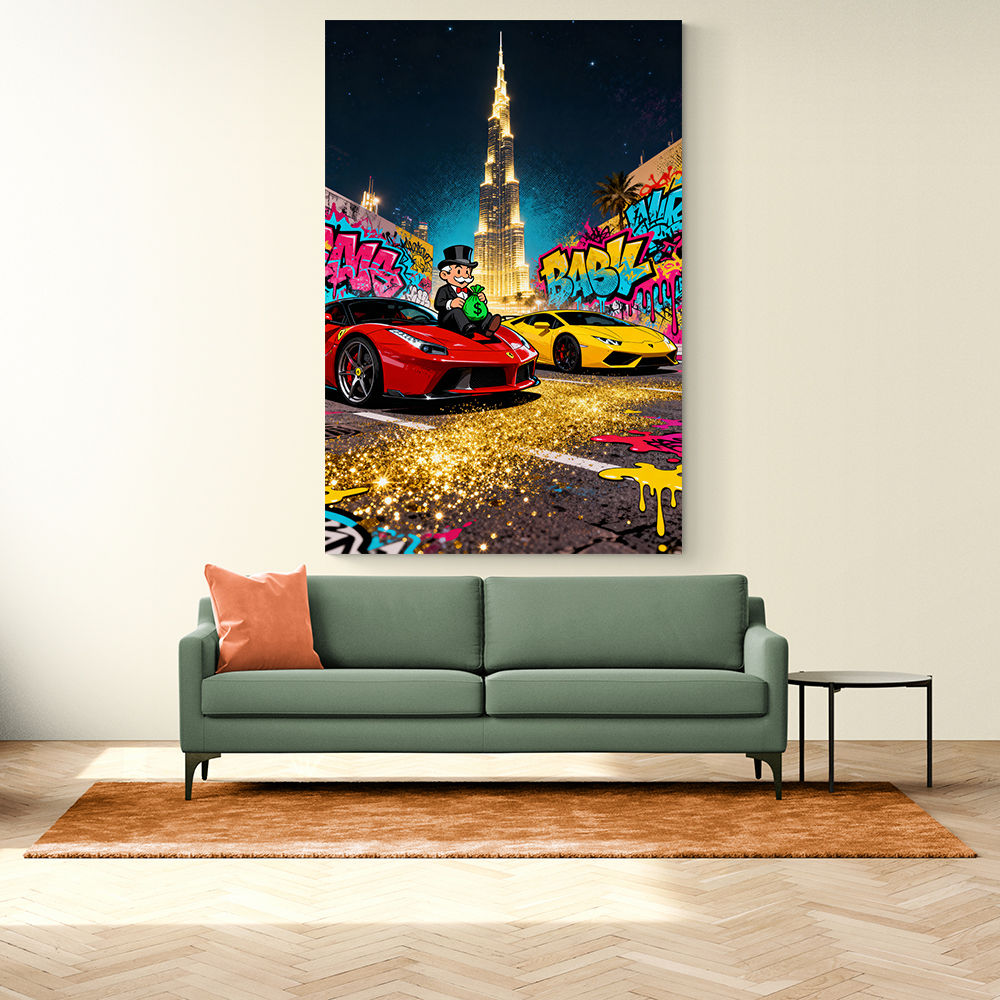 Golden Streets of Dubai