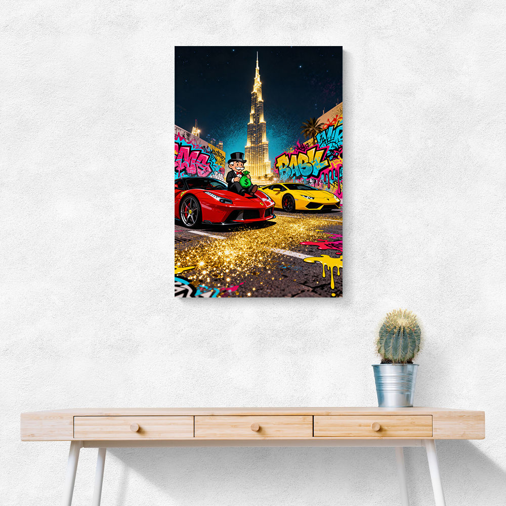 Golden Streets of Dubai