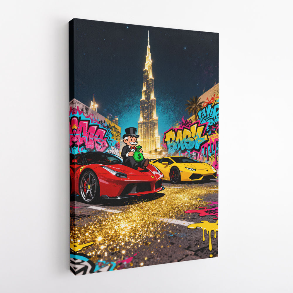 Golden Streets of Dubai