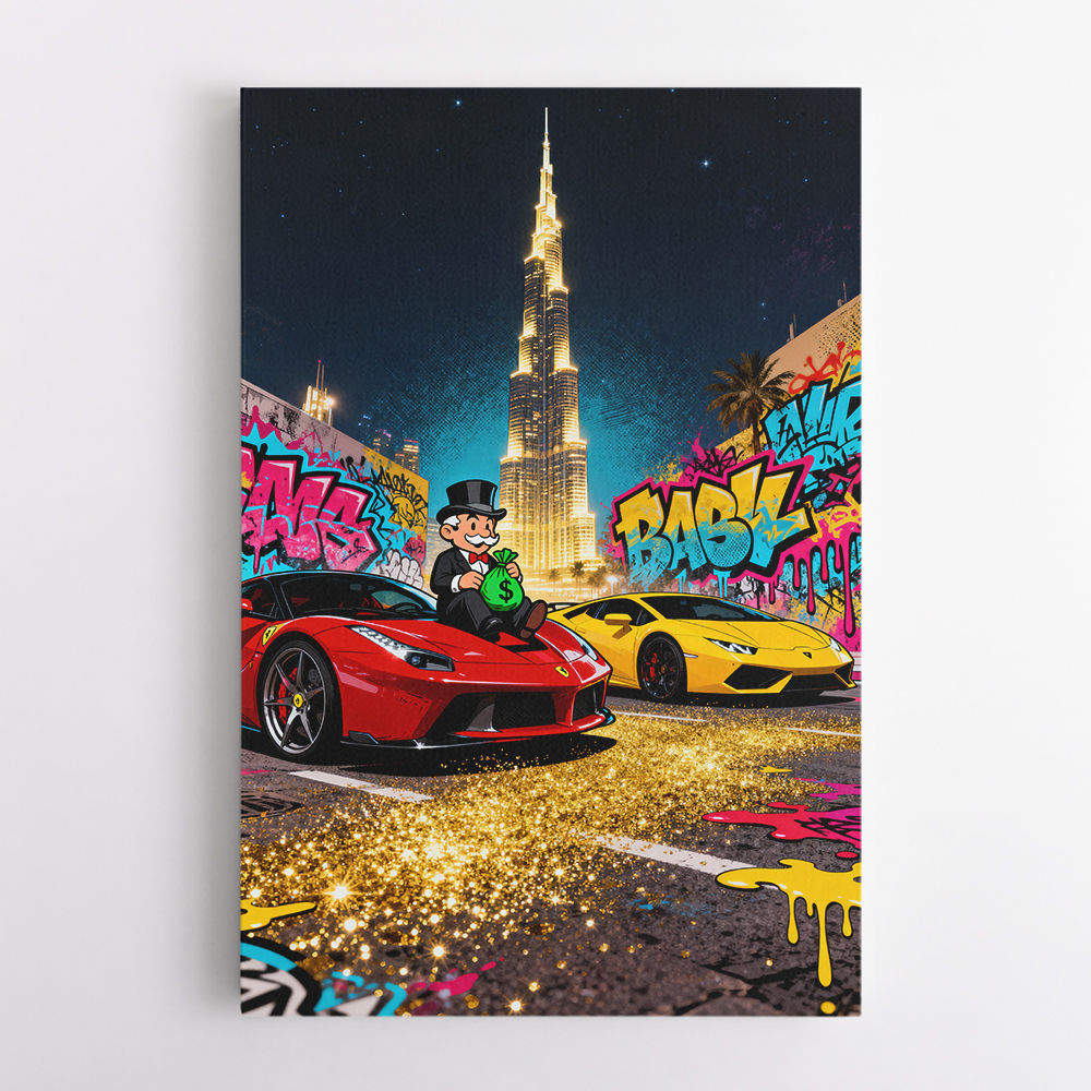 Golden Streets of Dubai