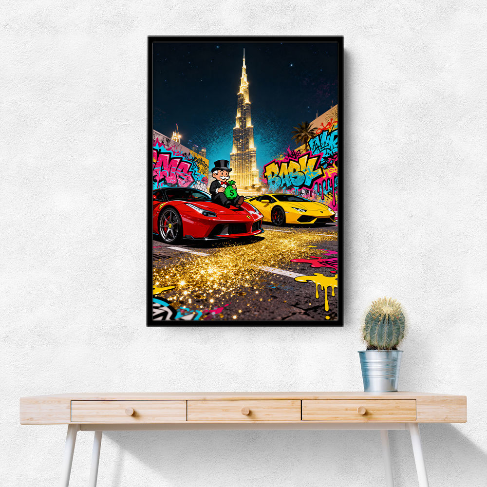 Golden Streets of Dubai