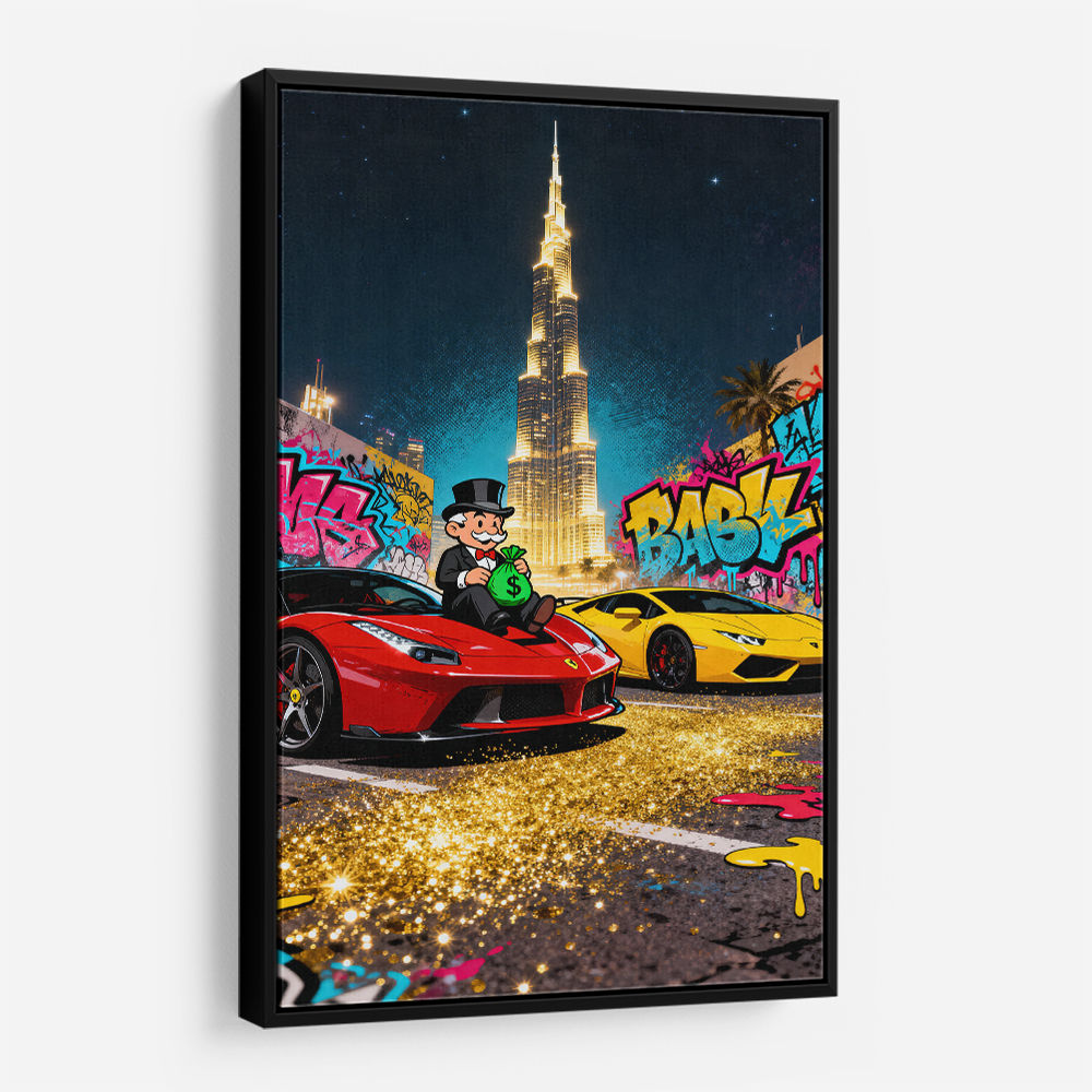 Golden Streets of Dubai