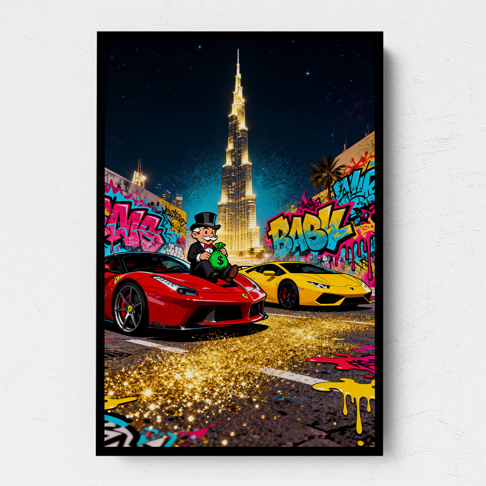 Golden Streets of Dubai