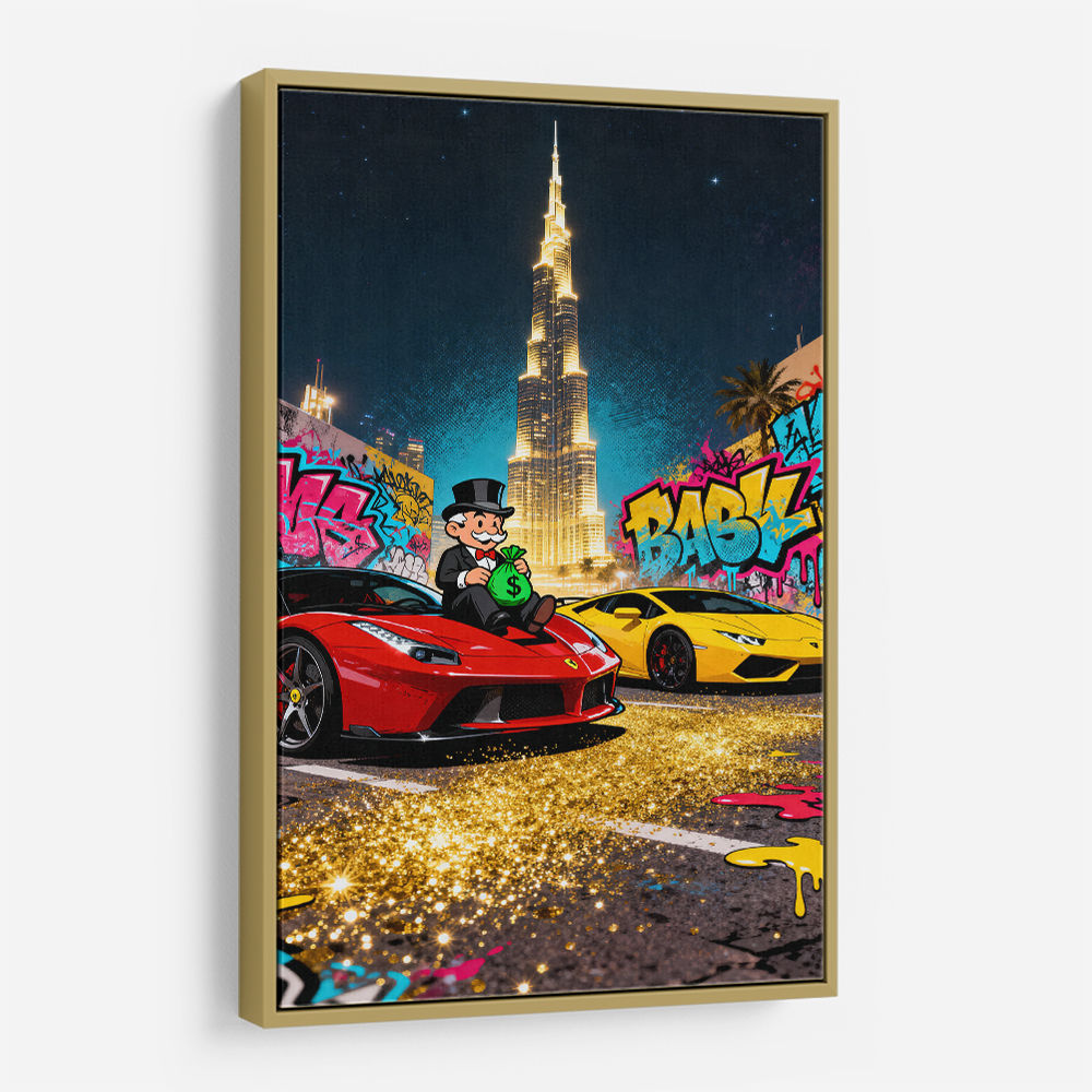 Golden Streets of Dubai