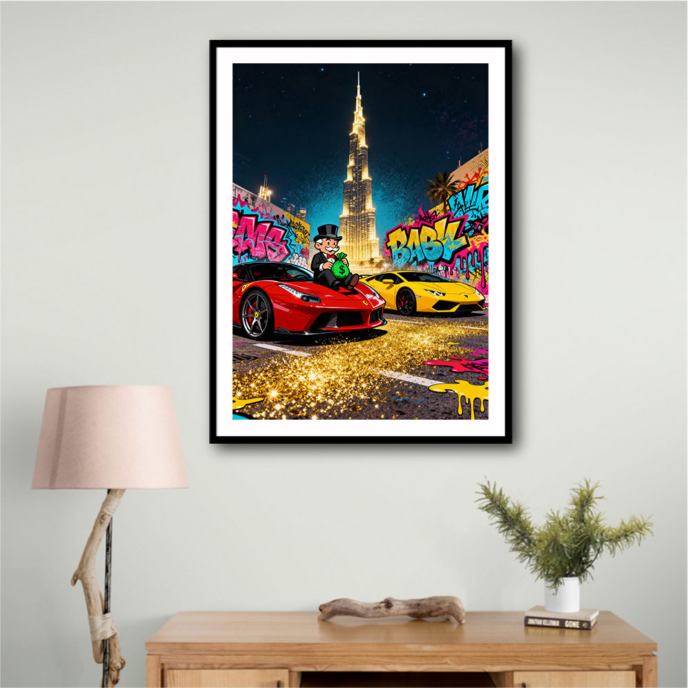 Golden Streets of Dubai