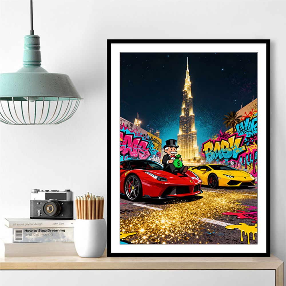 Golden Streets of Dubai