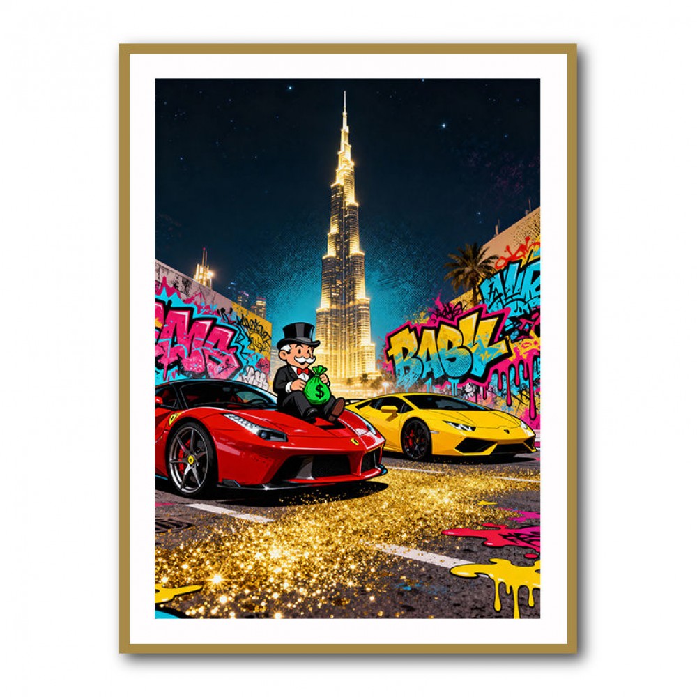Golden Streets of Dubai